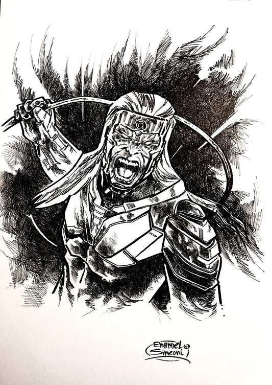 Omega Red - Opera d’Arte Originale di Emanuel Simeoni