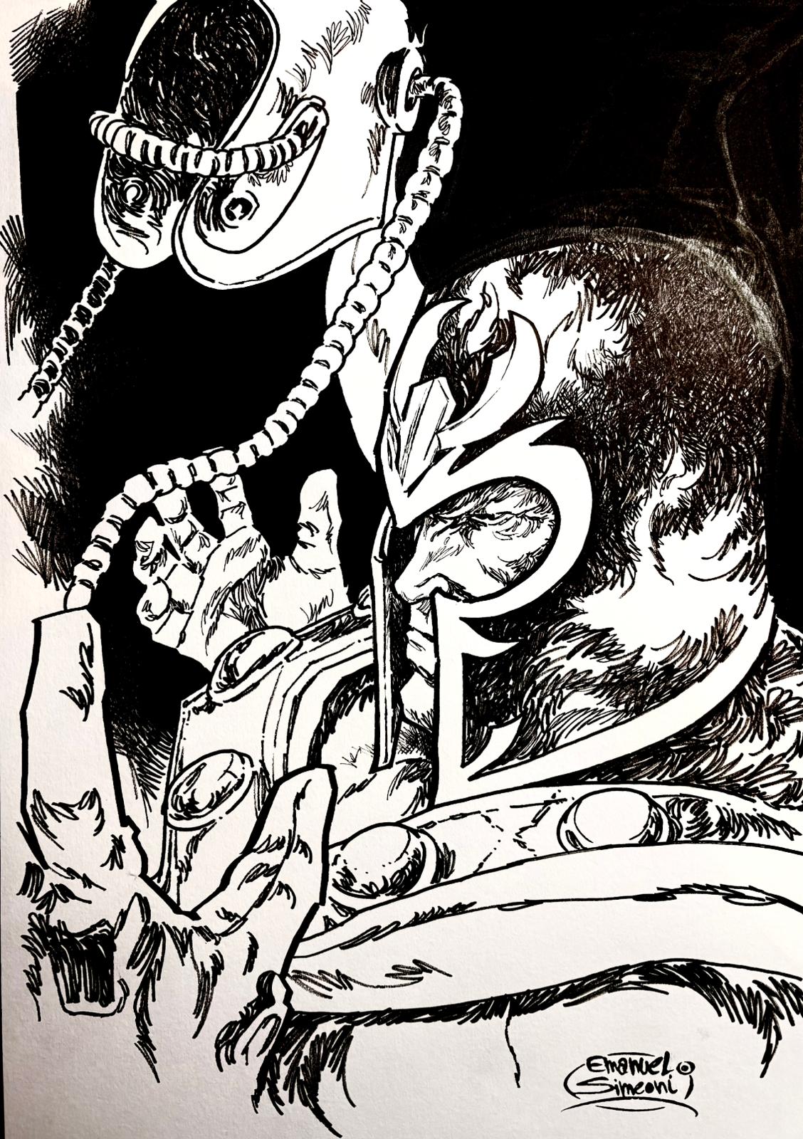 Magneto - Opera d’Arte Originale di Emanuel Simeoni