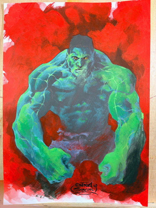 Hulk – Opera d’Arte Originale di Emanuel Simeoni